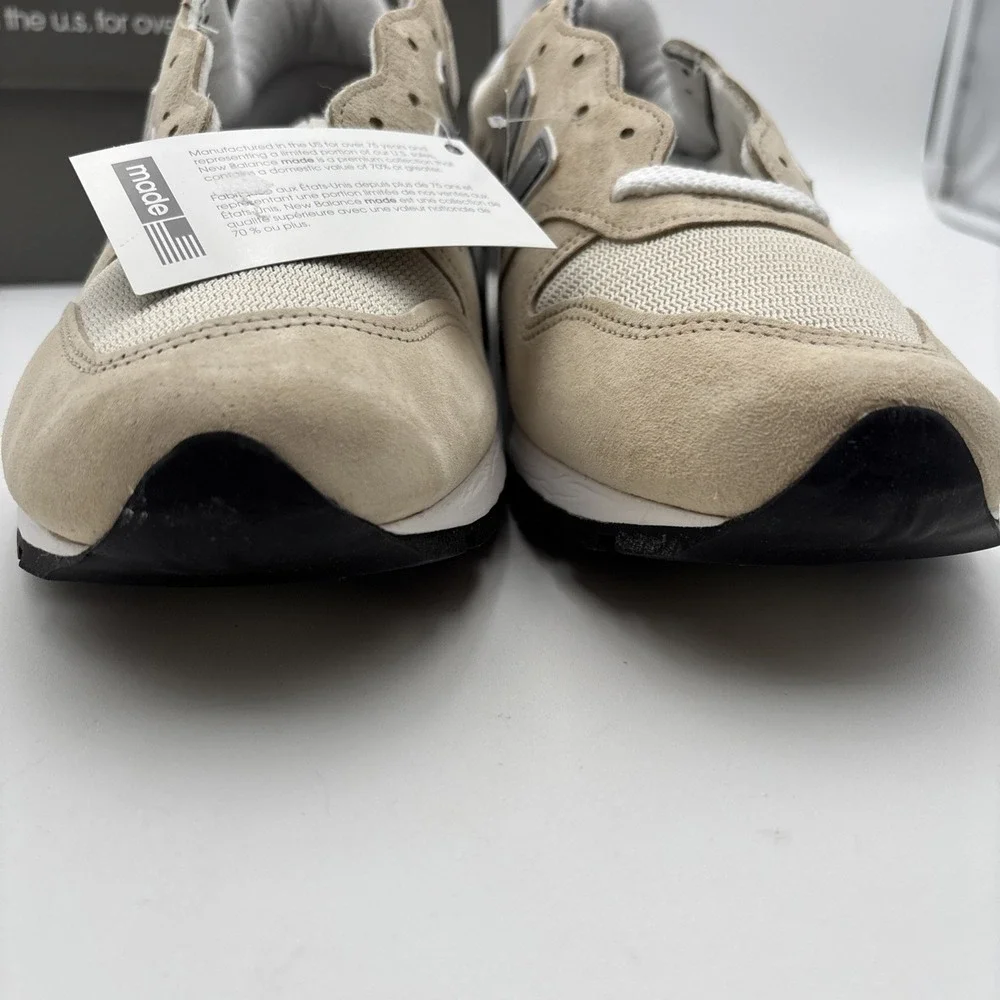 New Balance 996 Men 12 Shoes Made in USA Tan Beige Sneakers M996CRC NEW With BOX